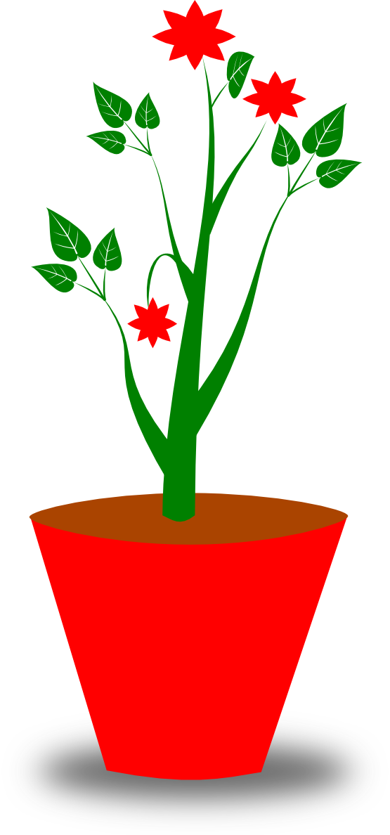 555x1188 Clip Art Gsagri 4 Flower Pot