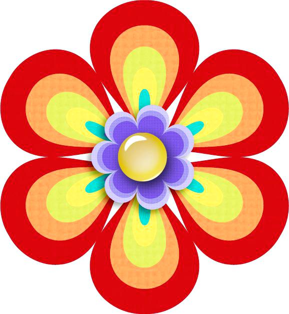 578x627 Flower Clip Art Spring Flowers In Pots Flower Clipart Png Barista