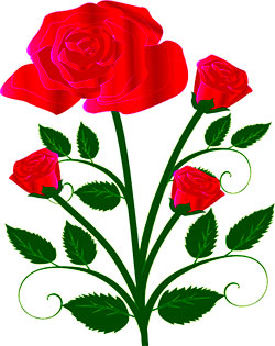 250x315 Free Flower Clipart