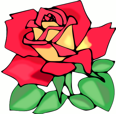 400x392 Image Of Rose Clipart