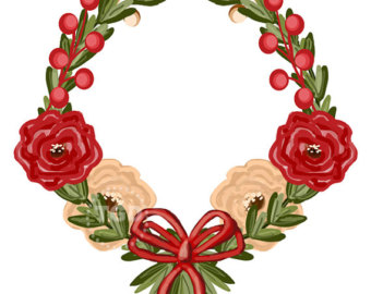 340x270 Clip Art Christmas Roses Clipart Clipground