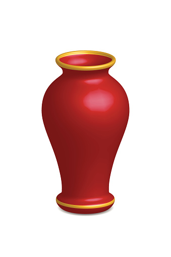 339x509 Empty Flower Vase Clipart