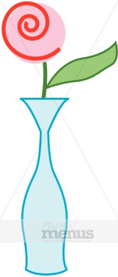166x388 Flower Vase Clipart