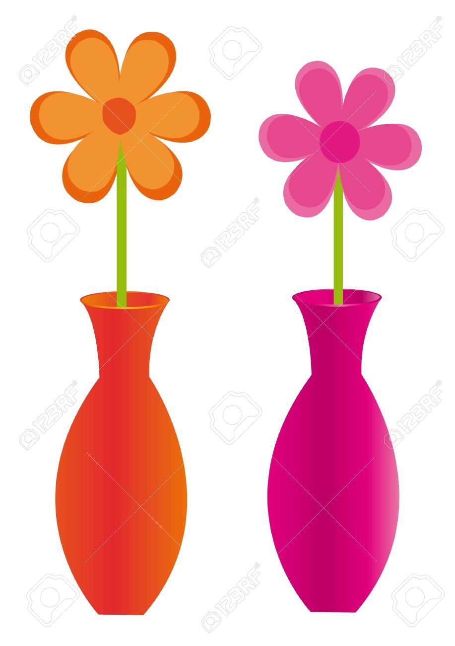 917x1300 Flower Vase On The Table Clipart Luxury Clip Art Vector Of Flower