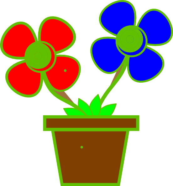 552x594 Flowers In A Vase 2 Clip Art