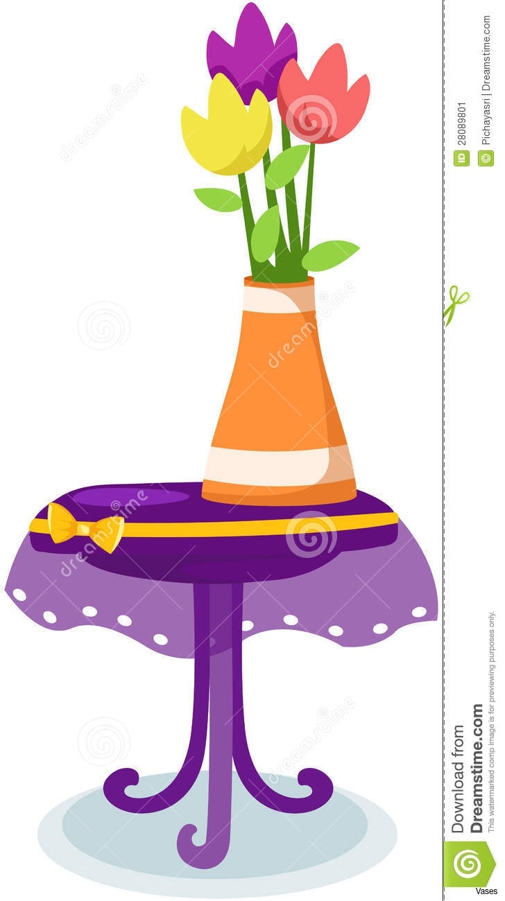 728x1300 Vase On The Table Clipart