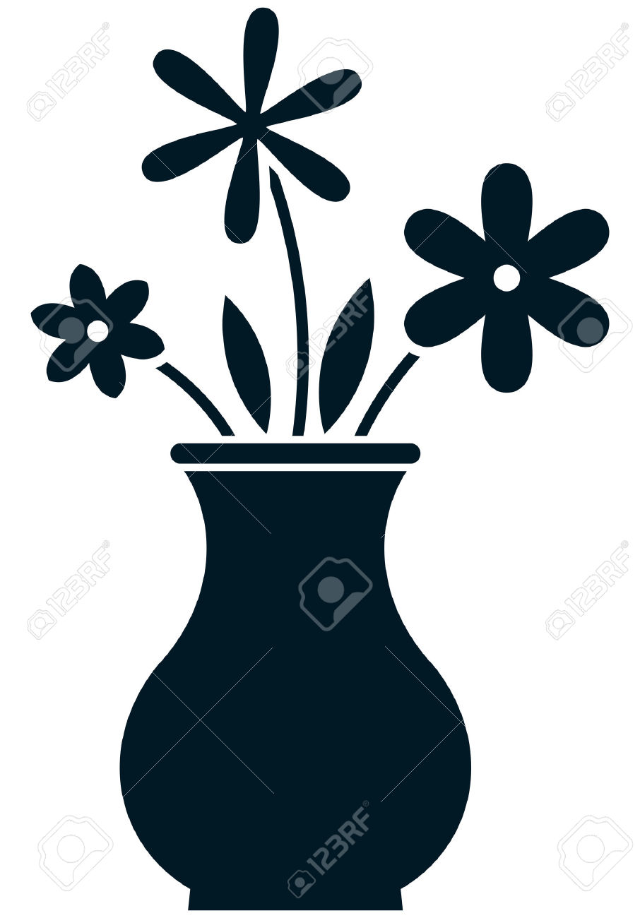 906x1300 Vase Clipart Vector Flower