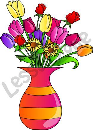 313x437 Luxury Clipart Flower Vase