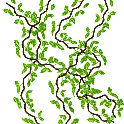 500x500 Jungle Vines Clipart
