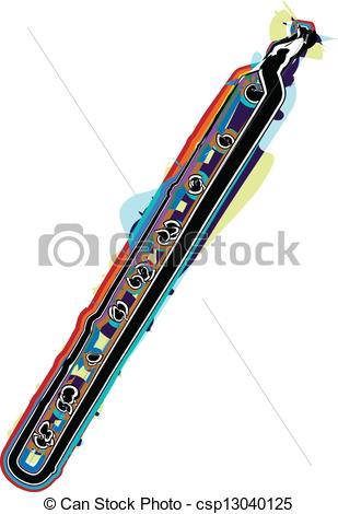 309x470 Abstract Flute Illustration Vector Illustration