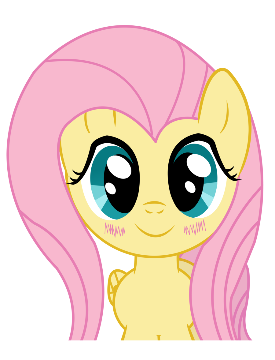 900x1176 Kawaii Fluttershy By Vocapony