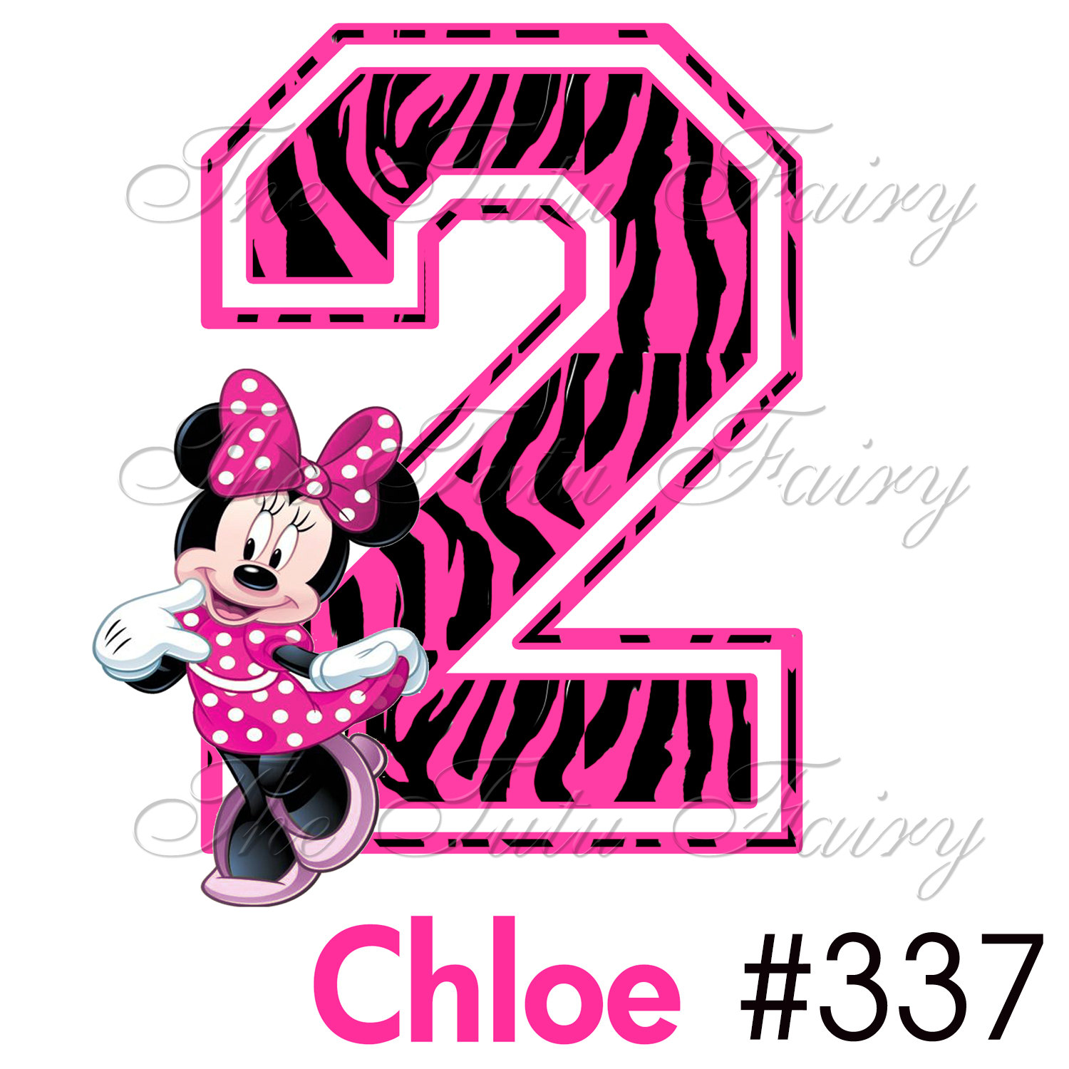 1500x1500 Minnie Mouse Number 1 Clipart
