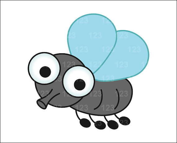570x462 Clever Design Ideas Fly Clipart Items Similar To Cute Little