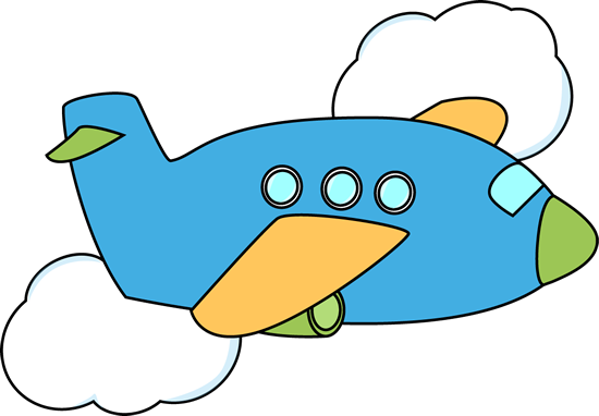 550x382 Cute Airplane Airplane Flying Through Clouds Clip Art Image