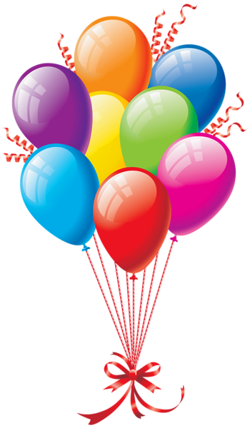 350x600 Balloons Clip Art Flyers Clip Art, Birthdays