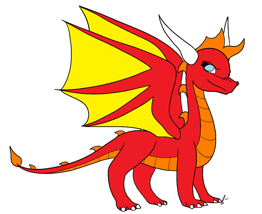 900x736 Red Dragon Clipart
