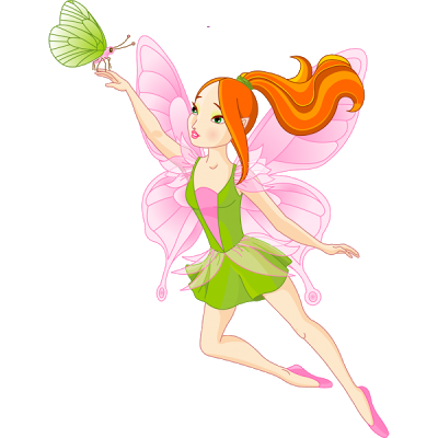 400x400 Fairy Clipart Golden