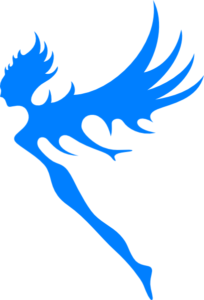 408x598 Blue Fairy Clip Art