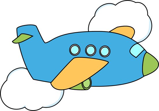 550x382 Cute Airplane Airplane Flying Through Clouds Clip Art Image