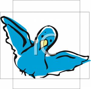 300x295 A Flying Bluebird