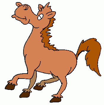 350x354 Fancy Cartoon Horse Images