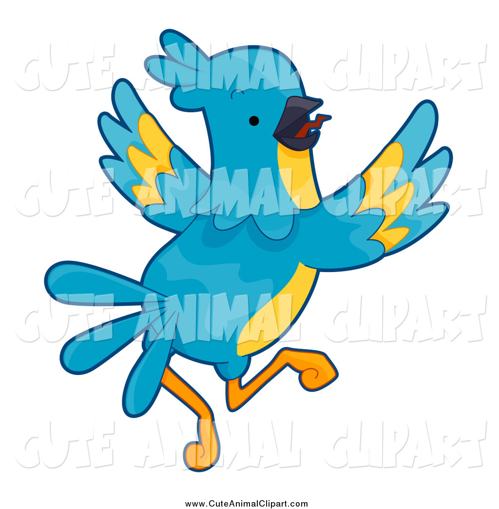 1024x1044 Vector Cartoon Clip Art Of A Blue And Yellow Parrot Flying By Bnp