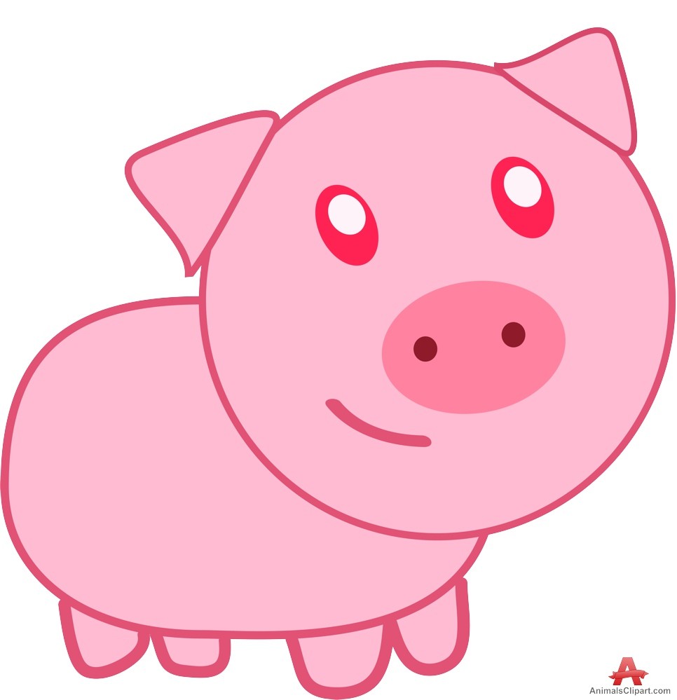 966x999 Pig Clip Art Black And White Free Clipart Images 2 Clipartix