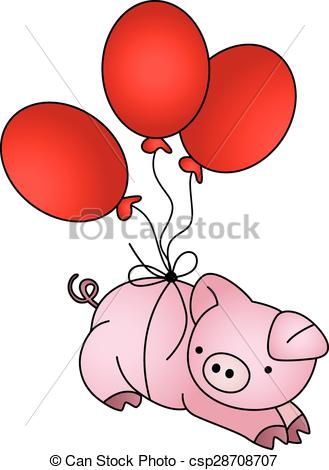 329x470 Pig Flying Vector Clipart Eps Images. 412 Pig Flying Clip Art
