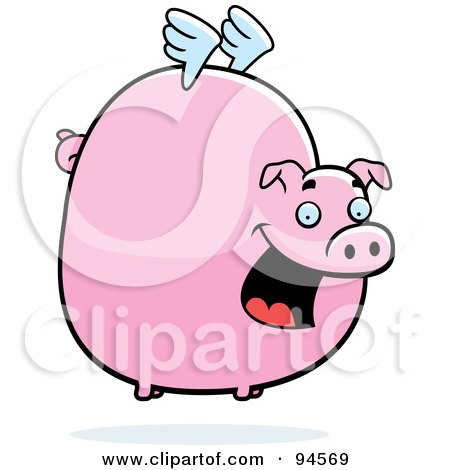 450x470 Royalty Free (Rf) Clipart Illustration Of A Patriotic Pig By Cory