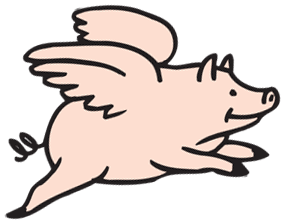 285x224 Gallery Free Clip Art When Pigs Fly,