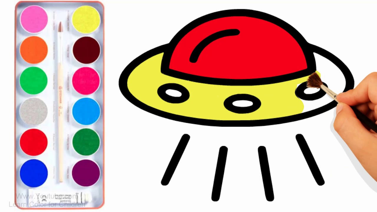 Flying Saucer Colouring Pages at GetDrawings | Free download