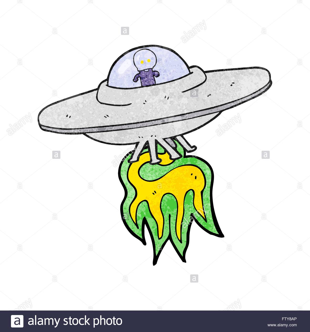 1299x1390 Ufo Flying Saucer Cartoon Illustration Cut Out Stock Images