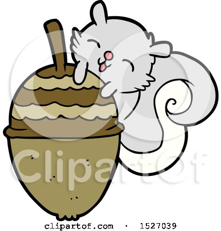 450x470 Clipart Of Cartoon Muscular Bodybuilder Squirrel Lifting