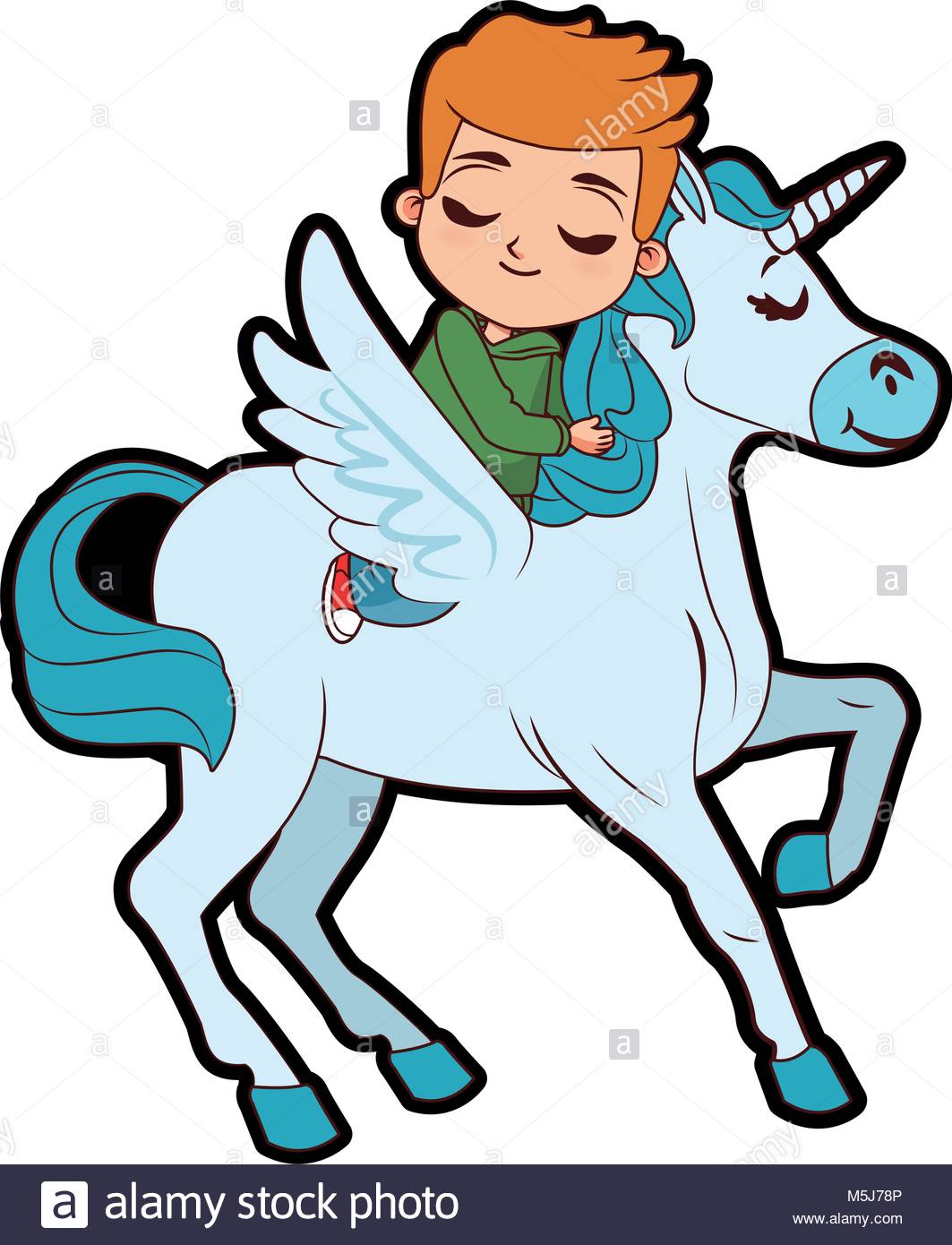1063x1390 Vector Illustration Boy Riding Flying Stock Photos Amp Vector