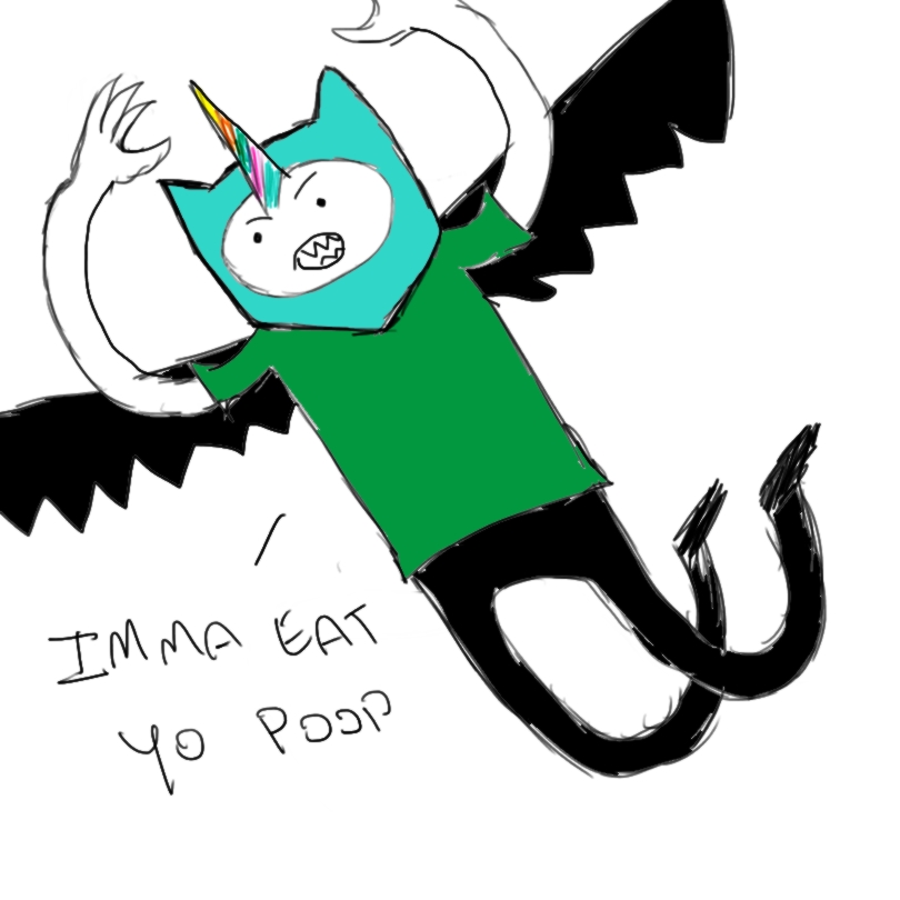 810x810 Flying Unicorn Bat By Iwaizumi San