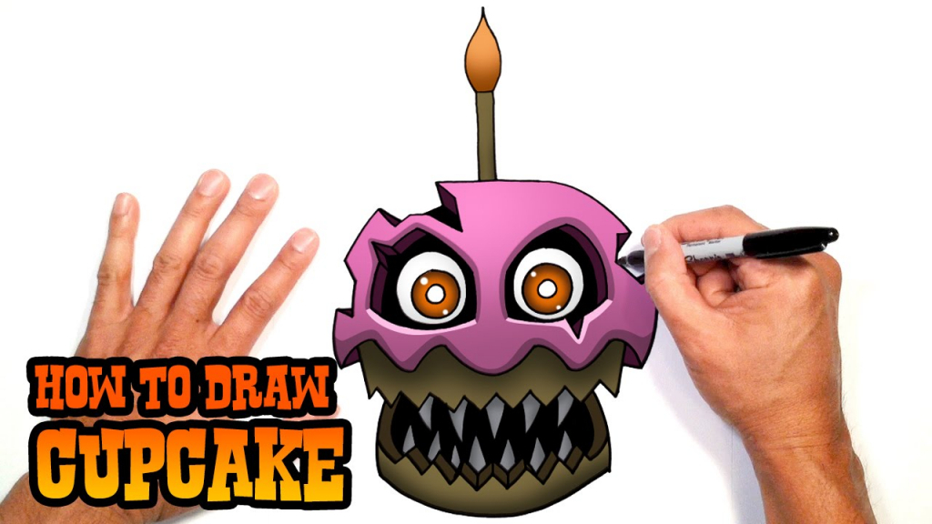 1024x576 How Do You Draw A Cupcake How To Draw Nightmare Cupcake Fnaf 4