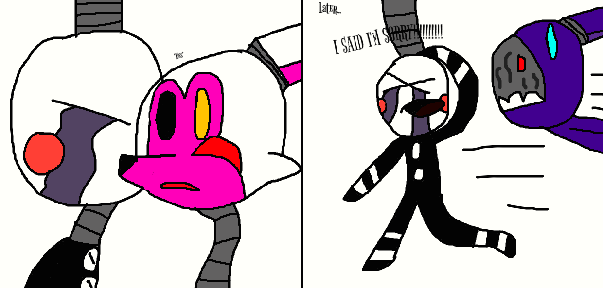 1240x593 Drawn Comics Fnaf Marionette