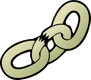 297x262 Broken Chain Clip Art