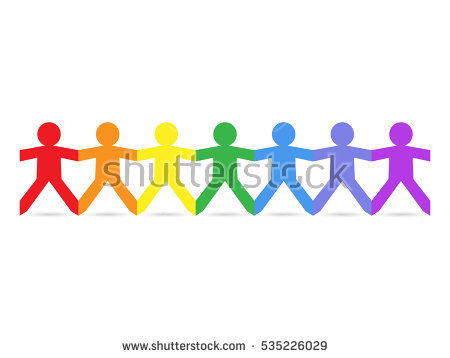 450x358 Paper Chain Clipart