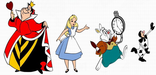 620x300 Alice In Wonderland Coloring Pages