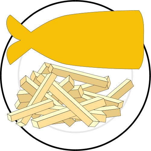 500x500 Chips Clipart Food Item