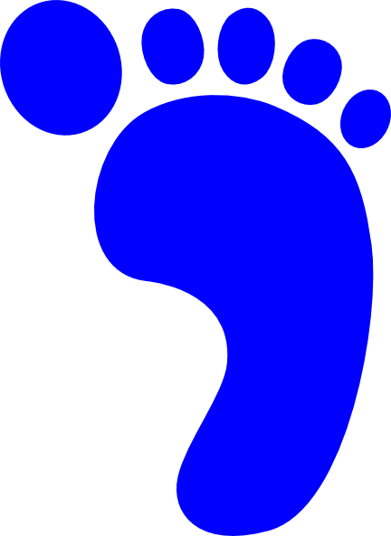 432x593 Blue Foot Blue Clip Art