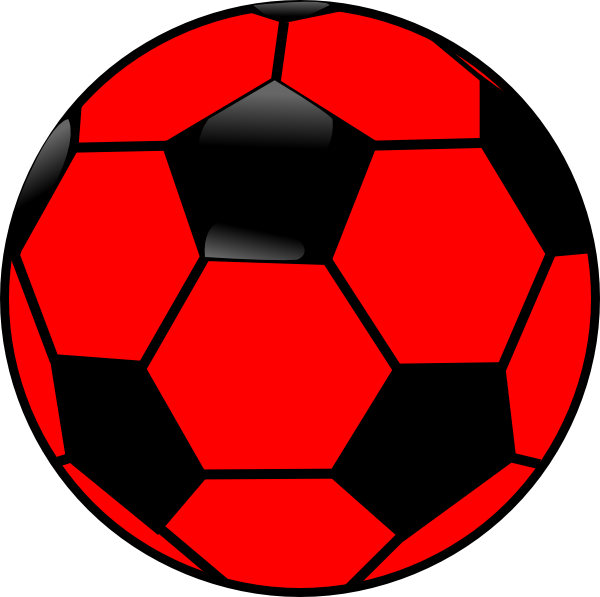 600x597 Soccer Ball Clipart