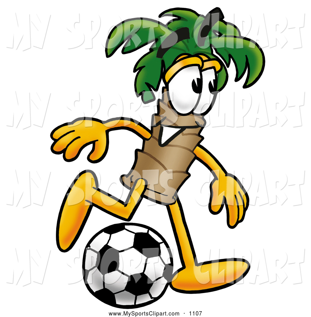 1024x1044 Sports Clip Art Of A Cheerful Palm Tree Mascot Cartoon Character