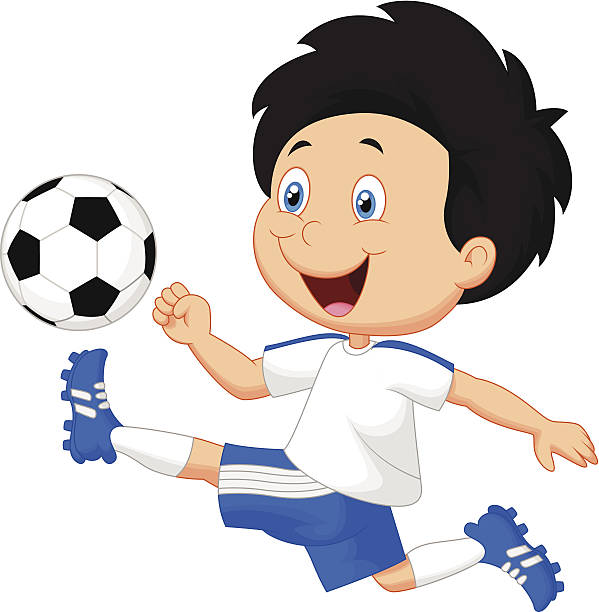 599x612 Boy And Football Clipart Collection