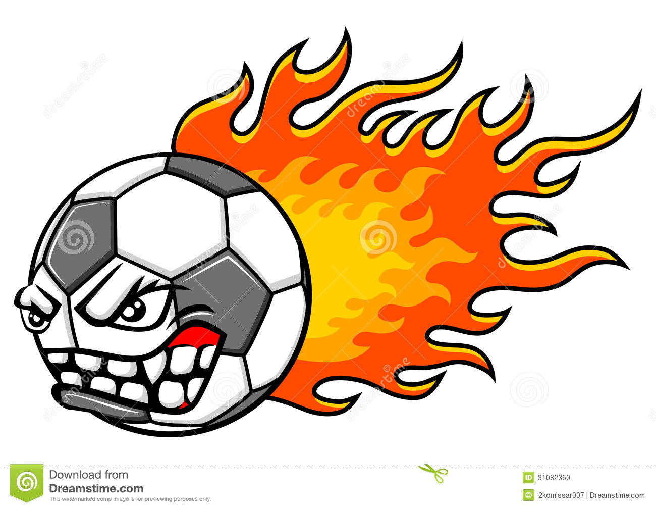 1300x1008 Clip Art Flaming Football Clip Art