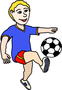207x300 Soccer Player Clip Art