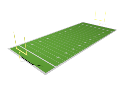 500x350 Field Goal Football Clip Art