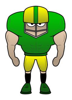 236x325 Football Player Clipart