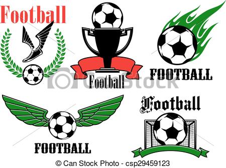 450x335 Football Or Soccer Icons And Symbols. Football Or Soccer Game
